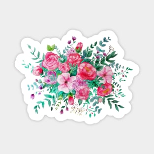 Watercolour Flowers Sticker